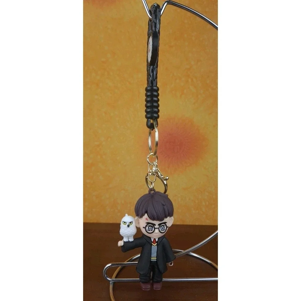 Harry‎ Potter With White Owl Keychain Backpack Clip PVC